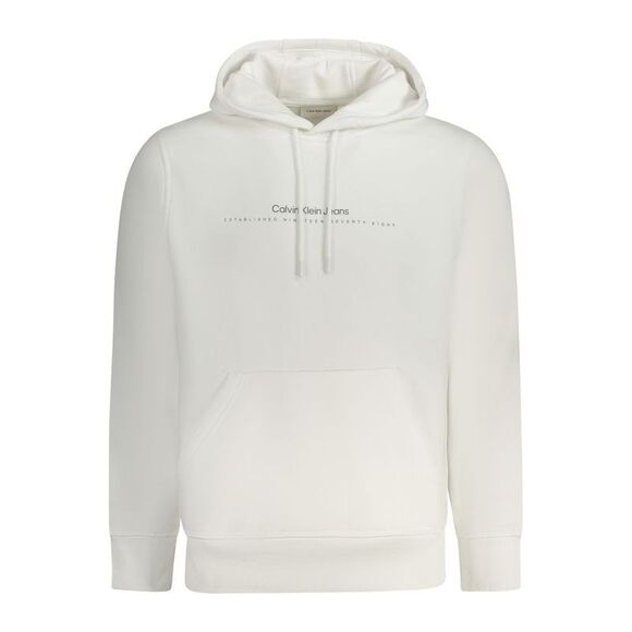 Calvin Klein White Cotton Men's Men's Sweatshirt